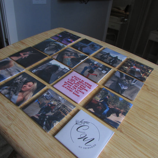 2” by 2” Custom photo magnets