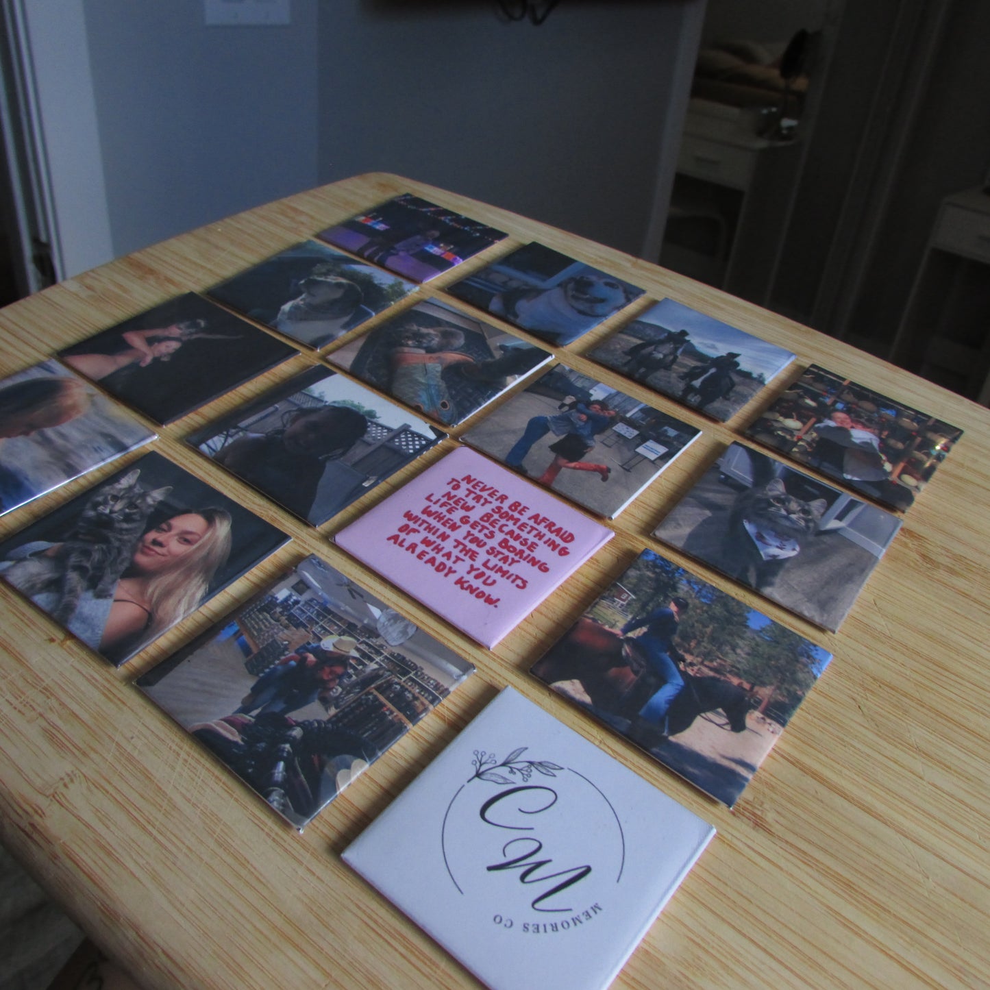 2” by 2” Custom photo magnets